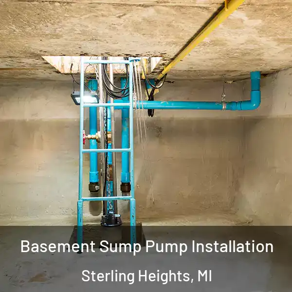  Basement Sump Pump Installation Sterling Heights, MI