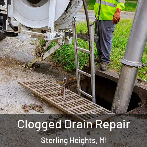  Clogged Drain Repair Sterling Heights, MI