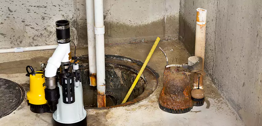 Installing Sump Pump in Finished Basement in Sterling Heights, MI