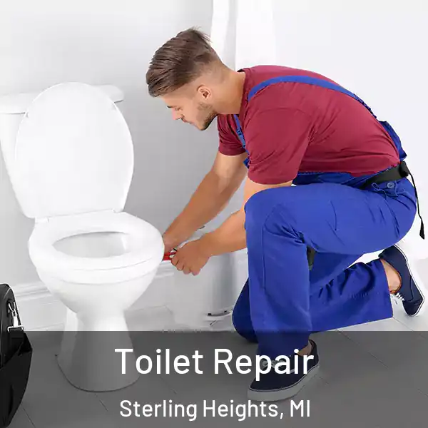  Toilet Repair Sterling Heights, MI